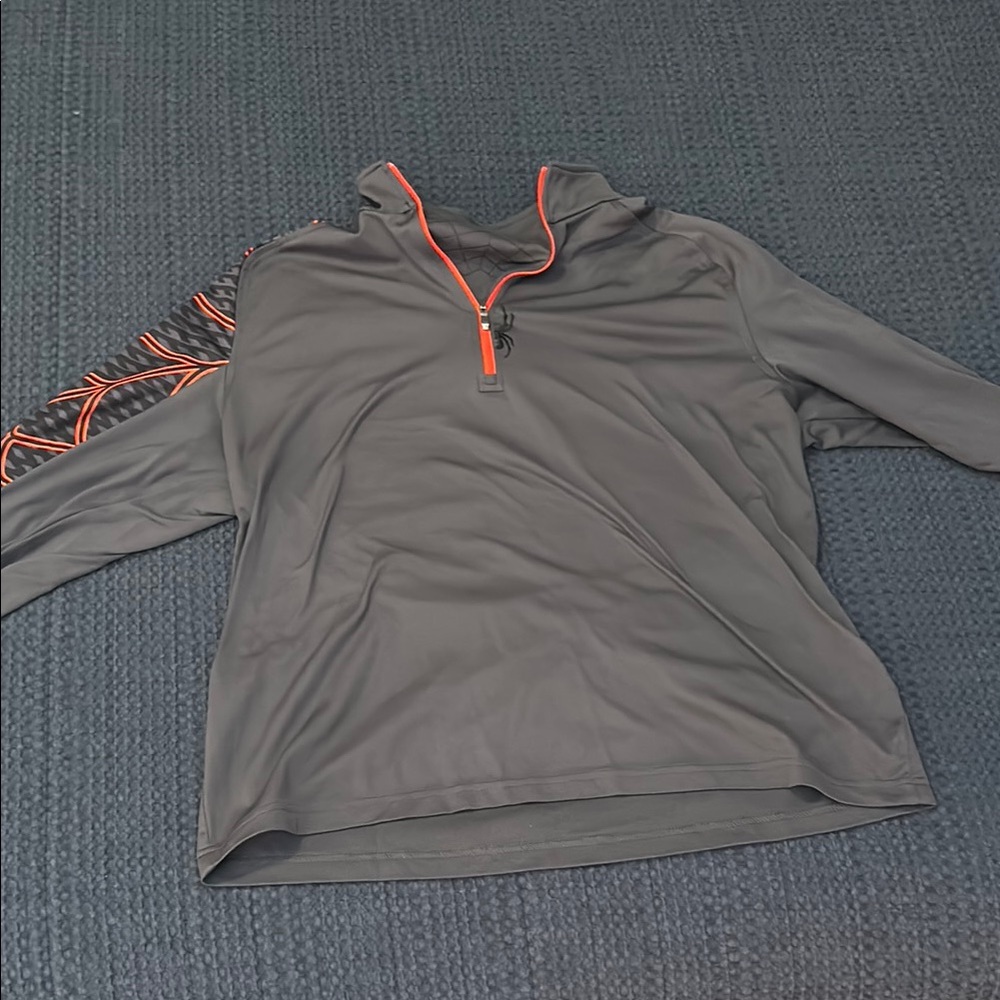Spyder Gray and Orange Lightweight Jacket